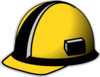 Yellow And Black Hardhat Clip Art